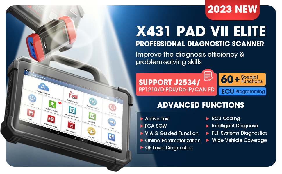 LAUNCH-X431-PAD-VII-Elite-PAD-7-Plus-GIII-X-Prog-3-Advanced-Immobilizer-Key-Programmer-Plus-IMMO-programmer-MCU3-Adapter-SP371SK368SK396